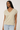 V-Neck Knit Top in Soft Sage Green - Size: M