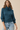 Oversized Batwing Sleeves Sweater in Teal- Size: M/L