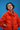 Down Filled Puffer Jacket in Bright Orange- Size: M/L