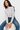 Pinstripe Popover Blouse in Soft Fabric- Size: S/M
