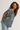 All-over Paisley Blouse in Muted Blue- Size: XL