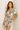 Printed Crossover Dress - Size: XS