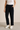 Plisse Pants in Black - Size: M
