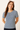 Crew Neck Patterned Top - Size: S