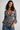 Mesh Blouse with Flared Ruffle Cuffs- Size: L