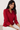 Red & Gold Pinstripe Button-Up Shirt- Size: M