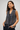 Chevron Print Blouse with Tie-front- Size: L