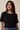 ♦︎ Textured Black Top - Size: L