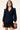 Black Ruffled Blouse - Size: XS