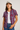 Cotton Checkered Shirt  in Red- Size: L