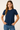 Royal Blue Boxy_Crop Blouse- Size: S