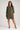Boat-neck Plain Dress- Size: L