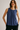 Pleated Neckline Sleeveless Blouse - Size: S