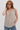 Cream and Taupe Dot Blouse in Viscose - Size: M/L