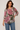 Statement Print Blouse in Blush Pink- Size: L