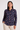 Dark Navy Floral Shirt in All Cotton- Size: XL