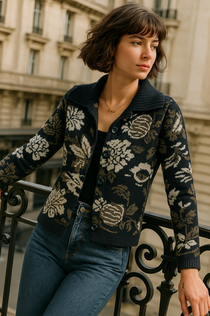 MaxMara Vintage Wool Knitted Cardigan-Size: S