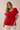 Red Textured Pattern Top - Size: XL