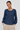 Anchor Pattern Blouse in Lightweight Fabric- Size: XS