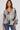 Grey Watercolor Blouse in Pure Silk- Size: S/M