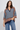 Boho Blouse with Kimono Sleeves- Size: L