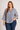 Cotton Blouse with Ruffles - Size: L