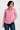 Cotton Gingham Shirt in Lollipop Pink - Size: M/L