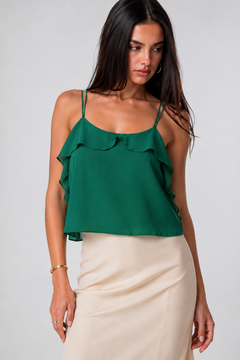 Ribbed Cami Top - Size: S
