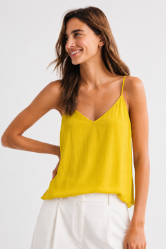 ♦︎ Bright Yellow Cami Top - Size: S