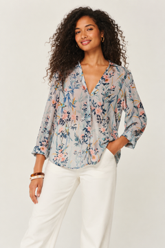 ♦︎ Botanical Floral Blouse - Size: S/M