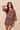 Colorful Paisley Front Pleat Dress - Size: L