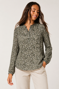 Whimsical Flowy Blouse - Size: S
