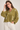 Embroidered Blouse in Cotton Linen- Size: L