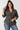 Shimmery Teal Brown Blouse - Size: L/XL