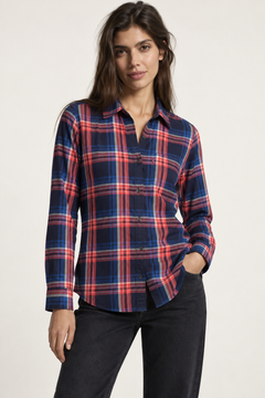 Levi's Plaid Shirt in 100% Cotton- Size:XS/S