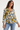 Mustard and Ivory Blooms Blouse - Size: S