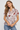 Red Rose Blouse in Sheer Viscose- Size: M/L