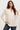 Lace Detail Blouse in Off-White- Size: S/M