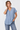 Light Blue Half-Zip Top- Size: M