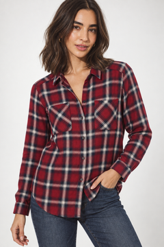 Brick Red Shirt in 100% Cotton- Size: XS ( Fits: M)