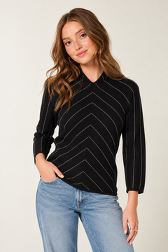 MaxMara Diagonal Stripe Sweater - Size: M(Fits: XS)