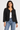 Black Bouclé Short Jacket - Size: M/L