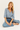 Casual Light Blue Blouse- Size: M