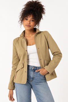 ♦︎ Beige Hooded Jacket - Size: XS