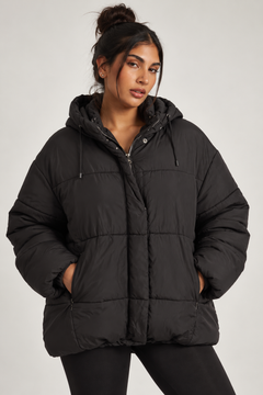 Hooded Quilted Puffer Jacket - Size: XL (Fits: XXXL)