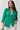 Emerald Green Lightweight Blouse - Size: S/M