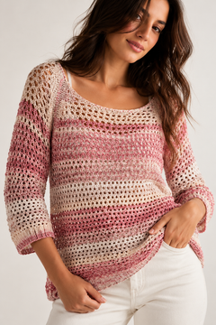 ♦︎ Cotton Open-Knit Jumper - Size: S/M