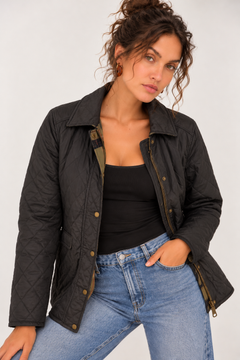 Diamond Quilted Riding Jacket - Size: M