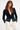Embroidered Velvet  Blazer in Teal- Size: M