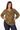 Warm-Toned Blouse in Viscose Wool Blend - Size: XL/XXL